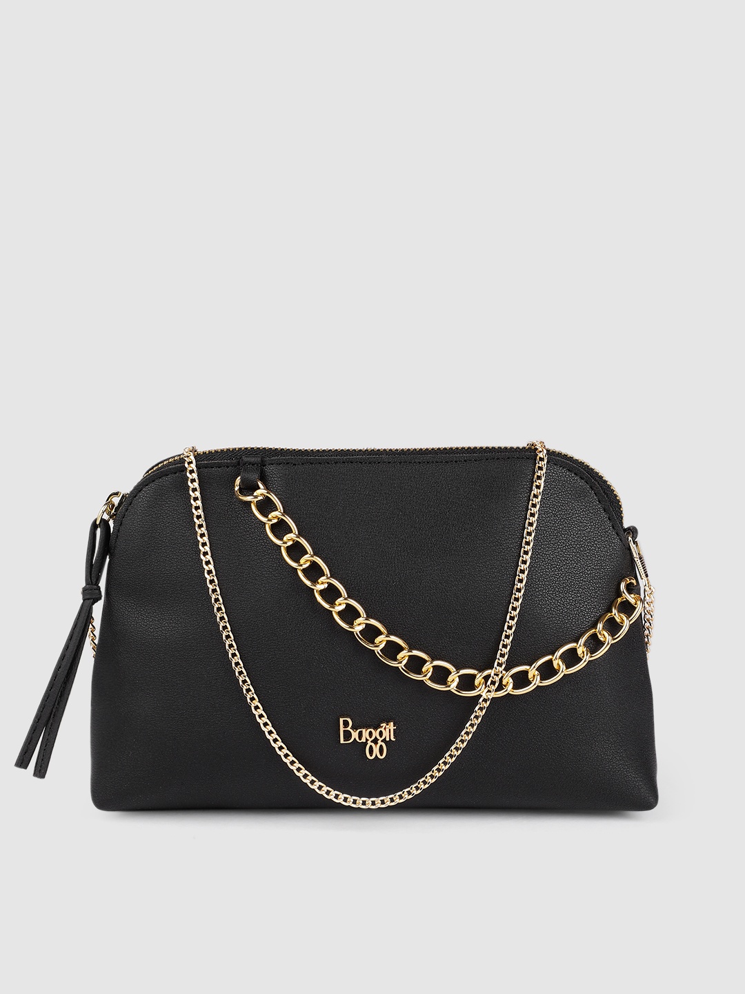 

Baggit Black Solid Purse Clutch