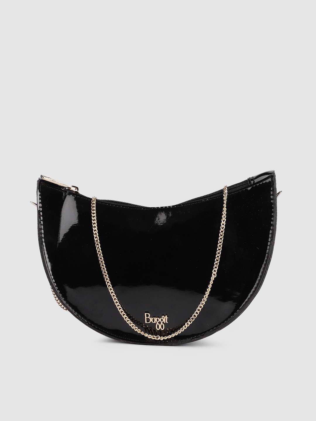 

Baggit Black Half Moon Clutch