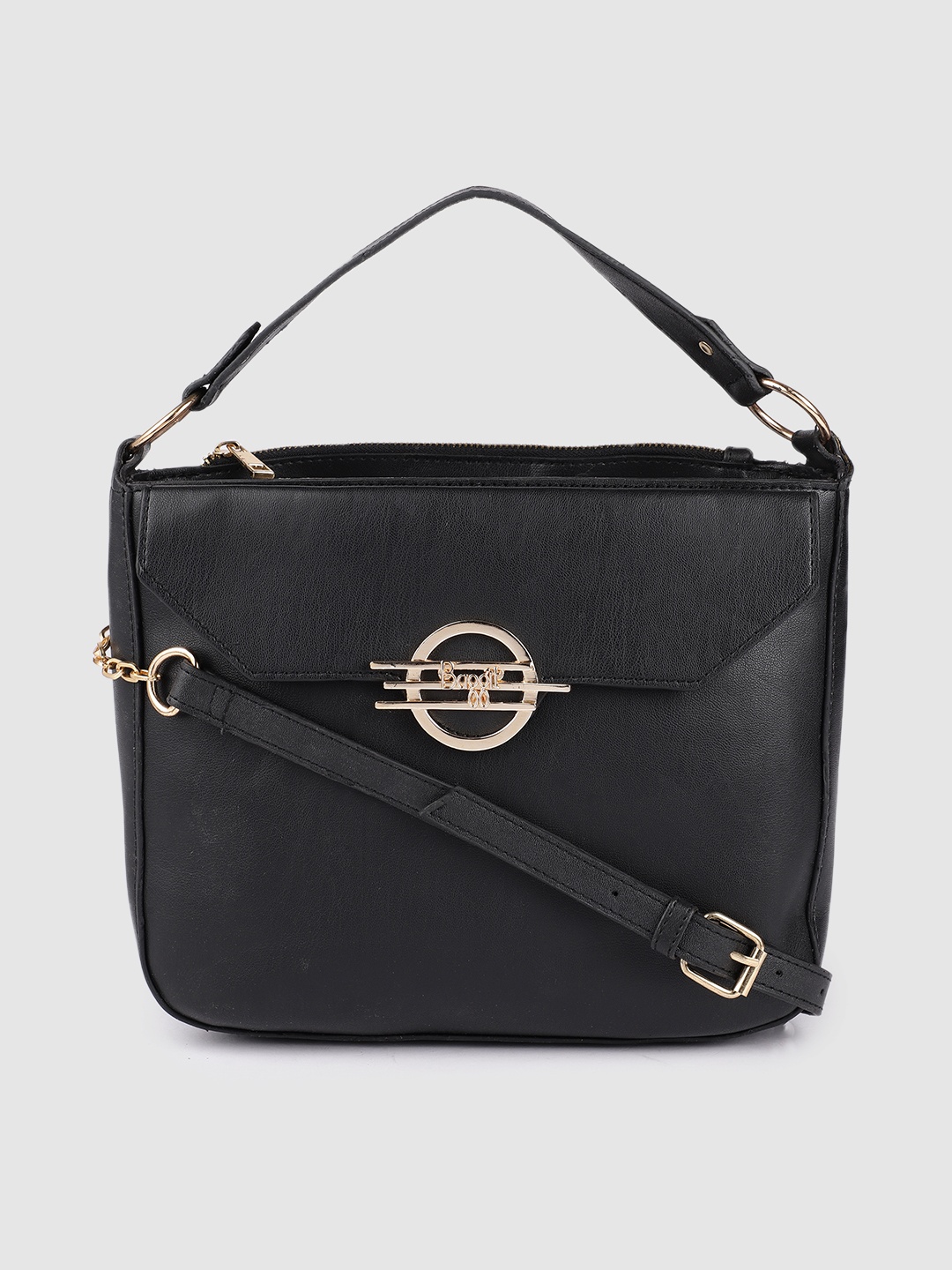 

Baggit Black Structured Handheld Bag