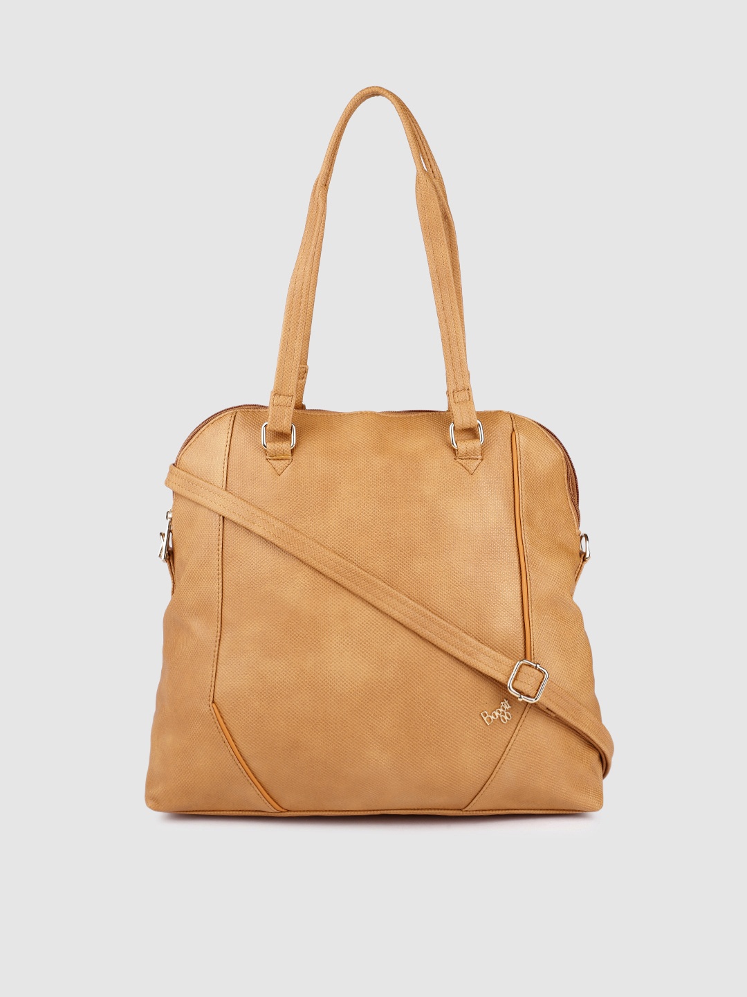 

Baggit Brown Textured Shoulder Bag