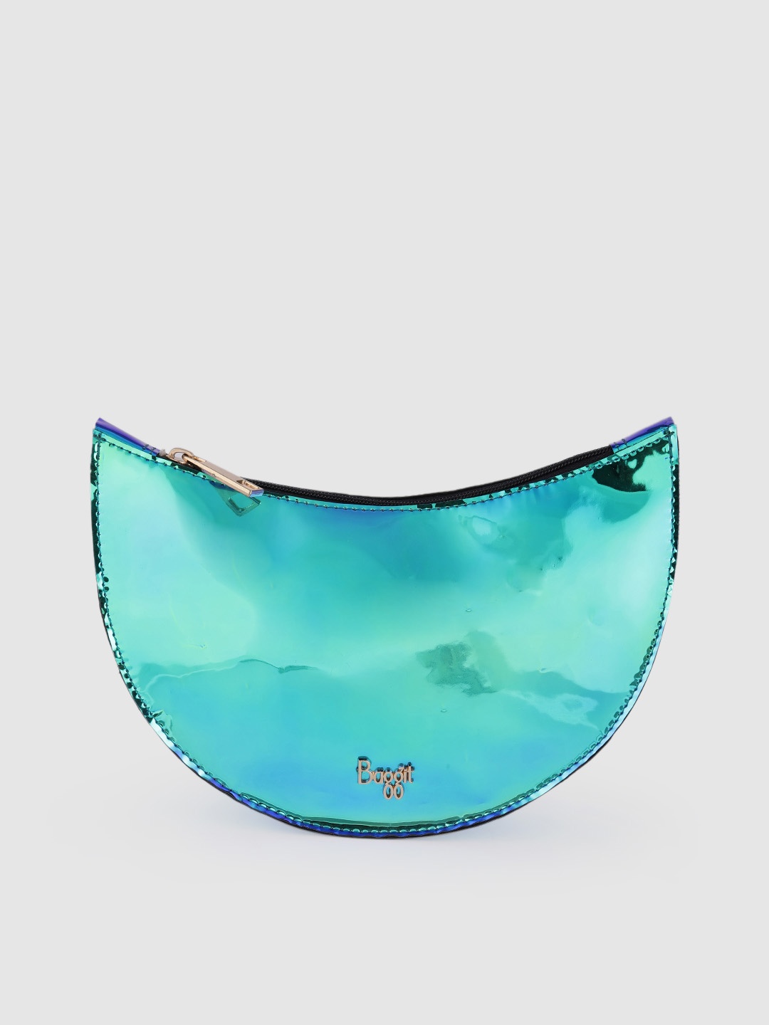 

Baggit Women Blue Solid Structured Sling Bag