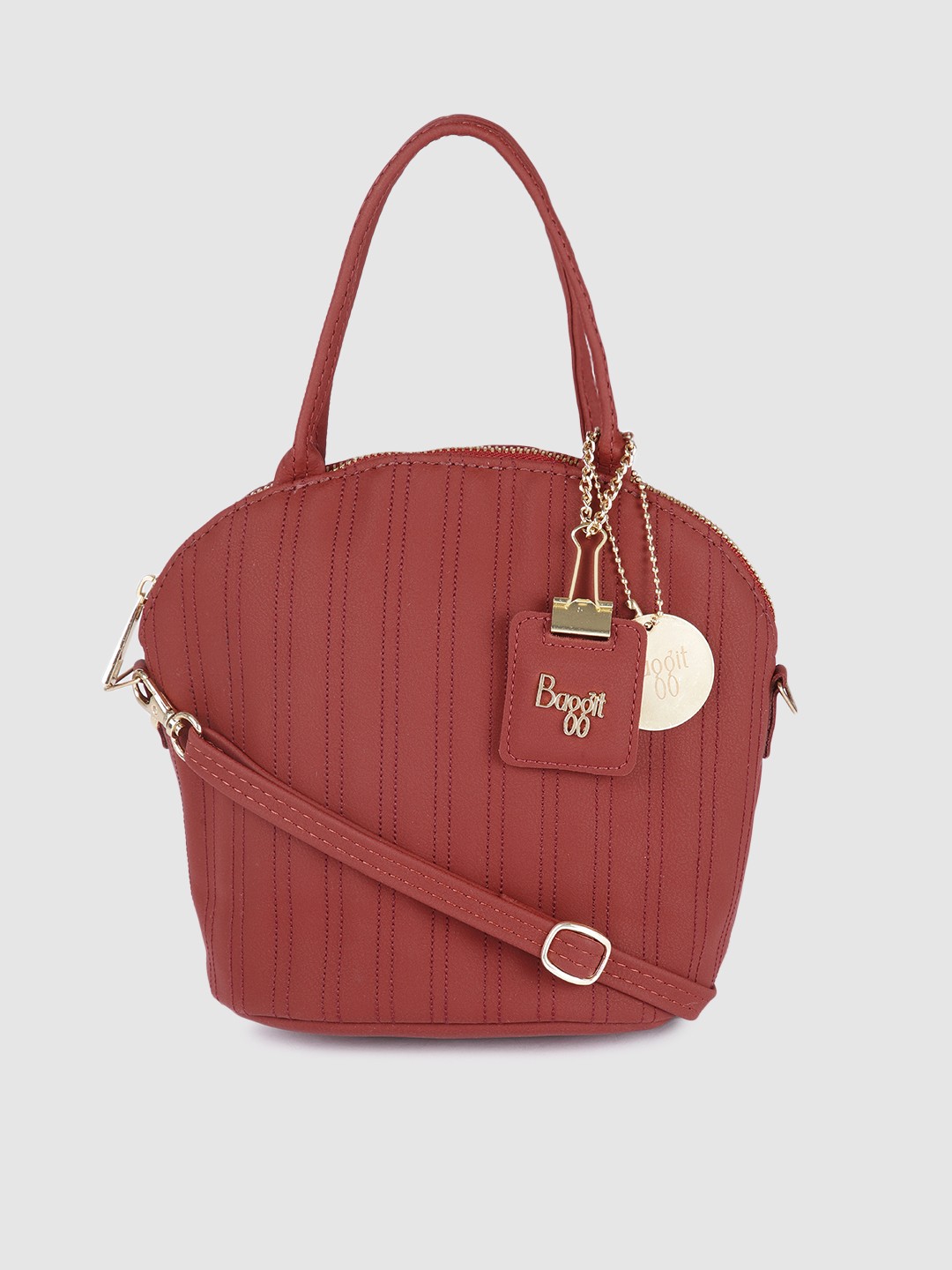 

Baggit Red Striped LP QUINN KIKO 1Handheld Bag