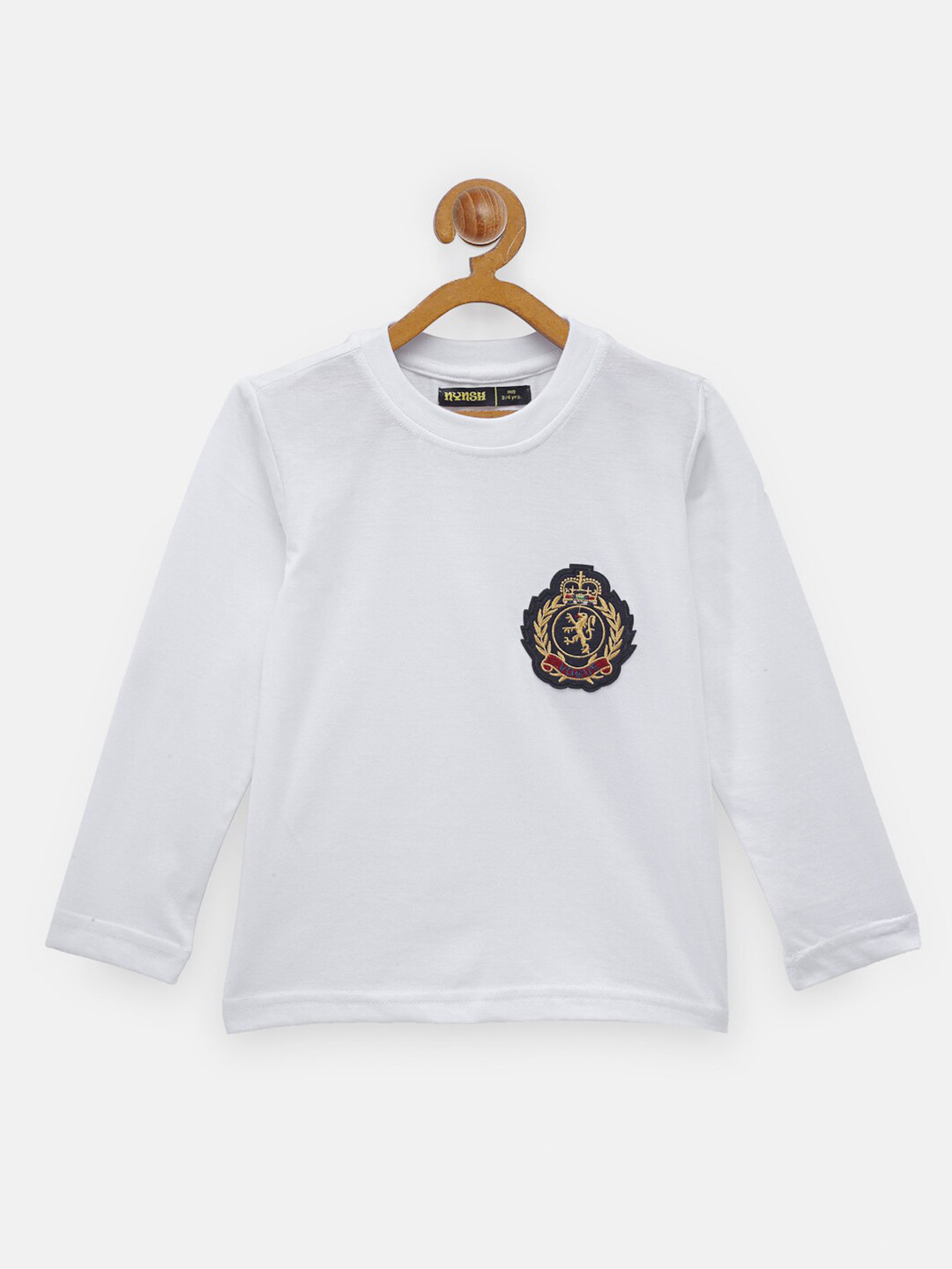 

NYNSH Boys White Cotton T-shirt