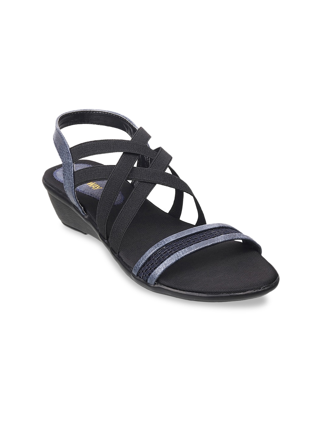 

WALKWAY by Metro Women Blue Open Toe Flats