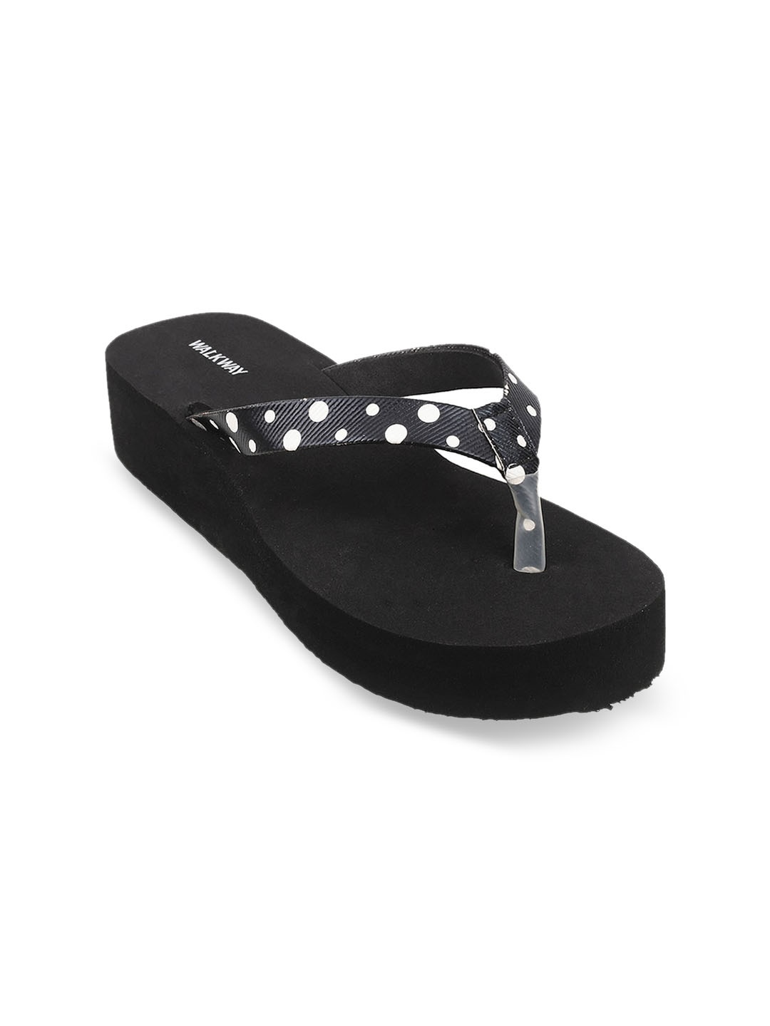 

WALKWAY by Metro Black Printed Wedge Sandals