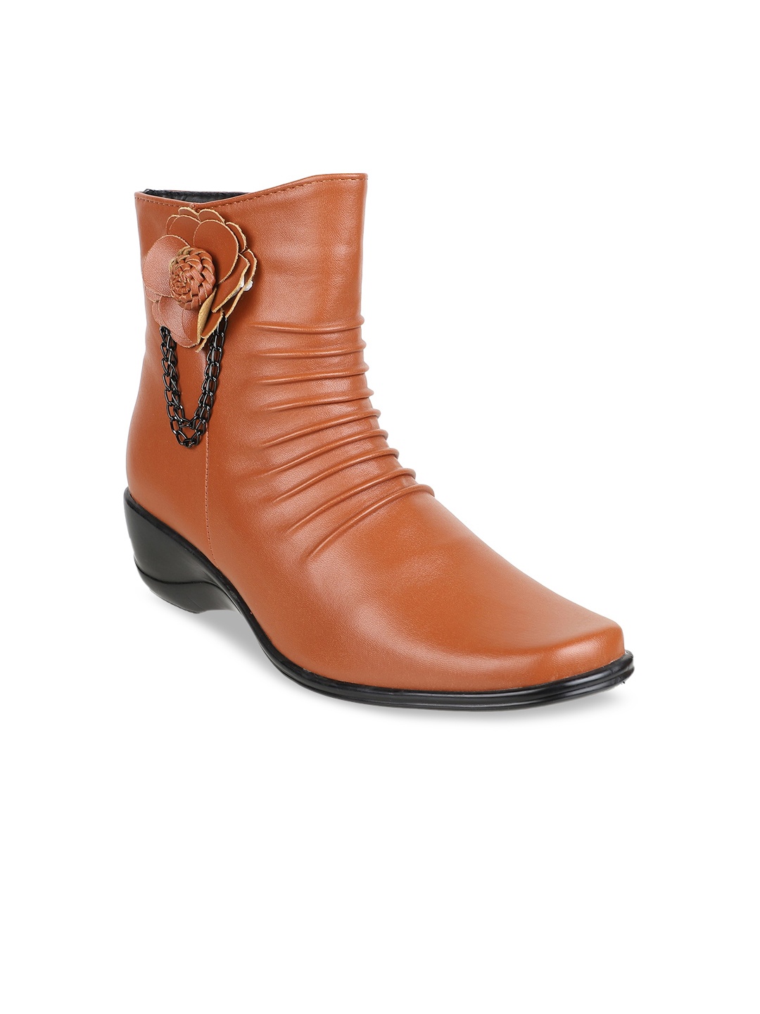 

SHUZ TOUCH Woman Tan Heeled Boots