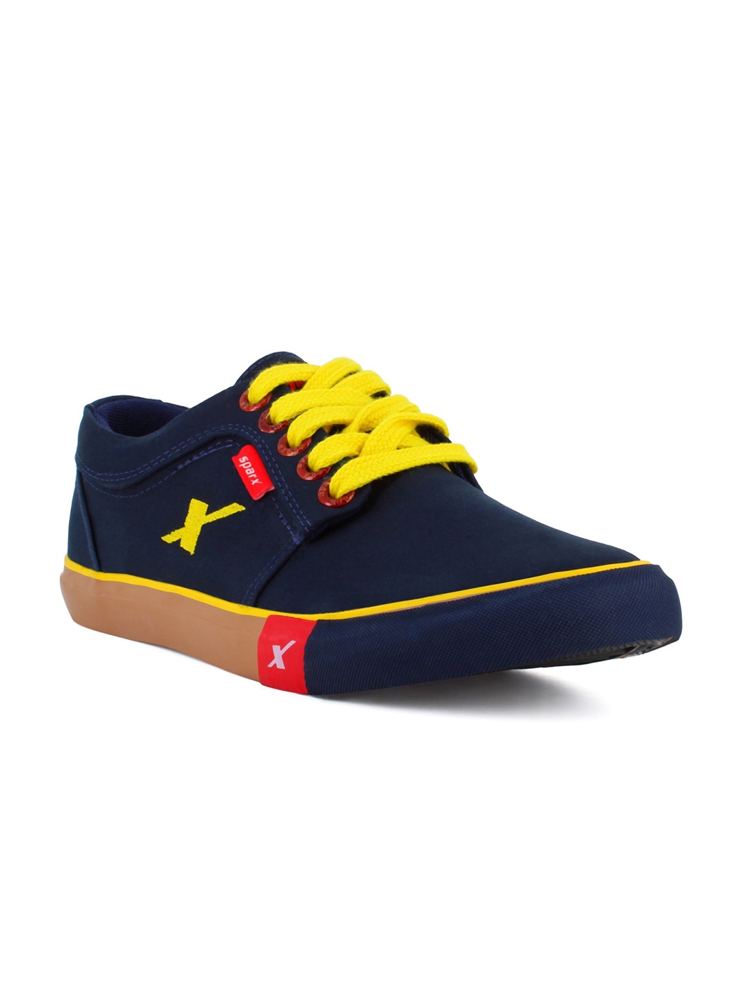 

Sparx Men Navy Blue Colourblocked Sneakers
