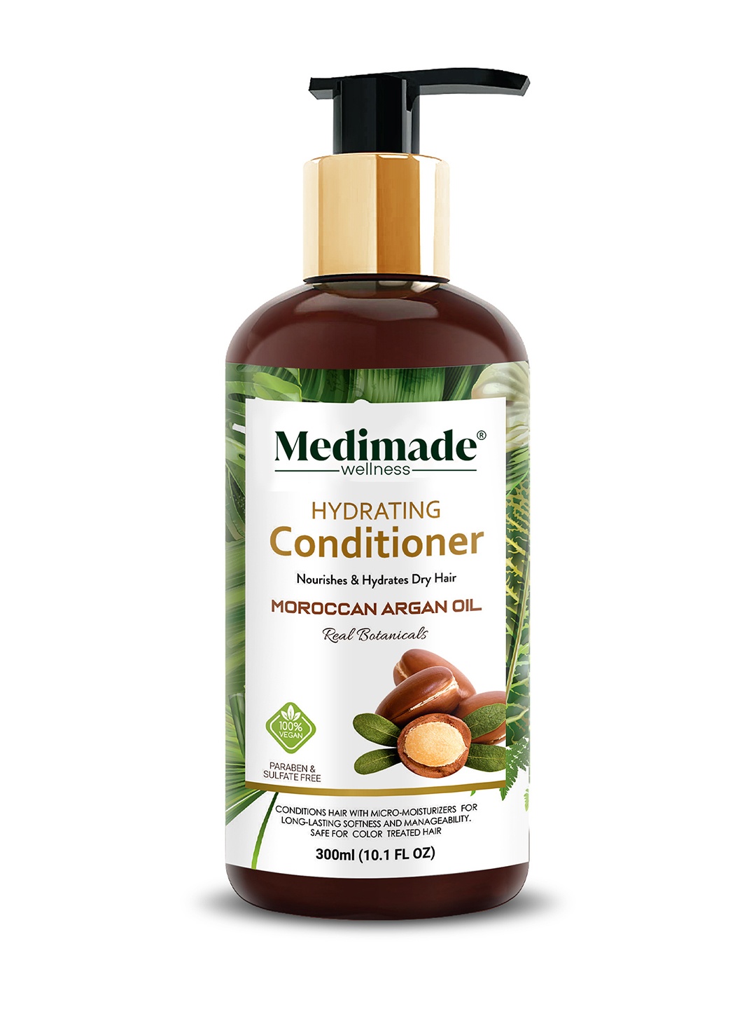 

Medimade Hydrating Conditioner with Moroccan Argan Oil - 300 ml, White