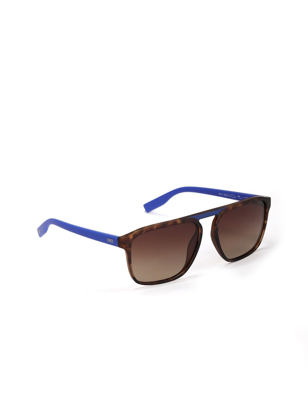 

ENRICO Men Brown Lens & Blue Wayfarer Sunglasses with Polarised EN P 4018 C1