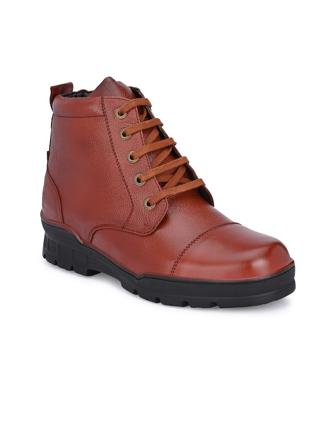 

Eego Italy Men Red Leather Flat Boots