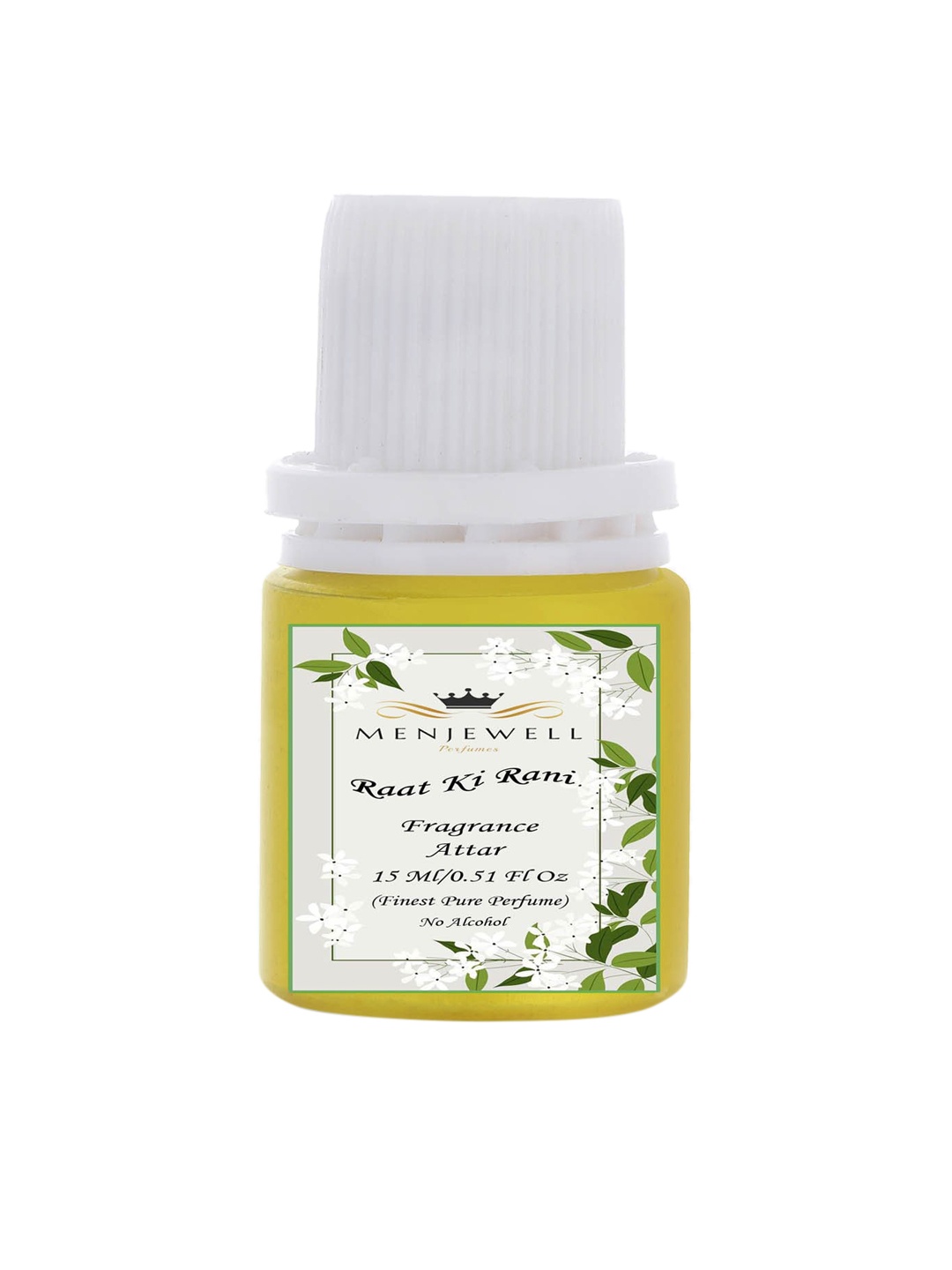 

Menjewell Unisex Raat Ki Rani Fragrance Long Lasting Attar 15ml, Transparent