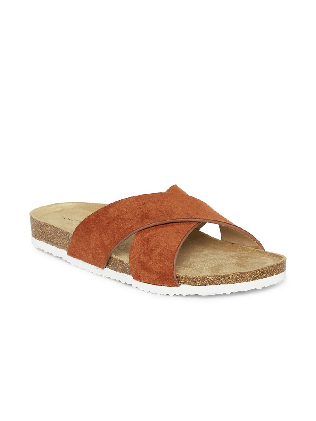 

Forever Glam by Pantaloons Women Brown Open Toe Flats