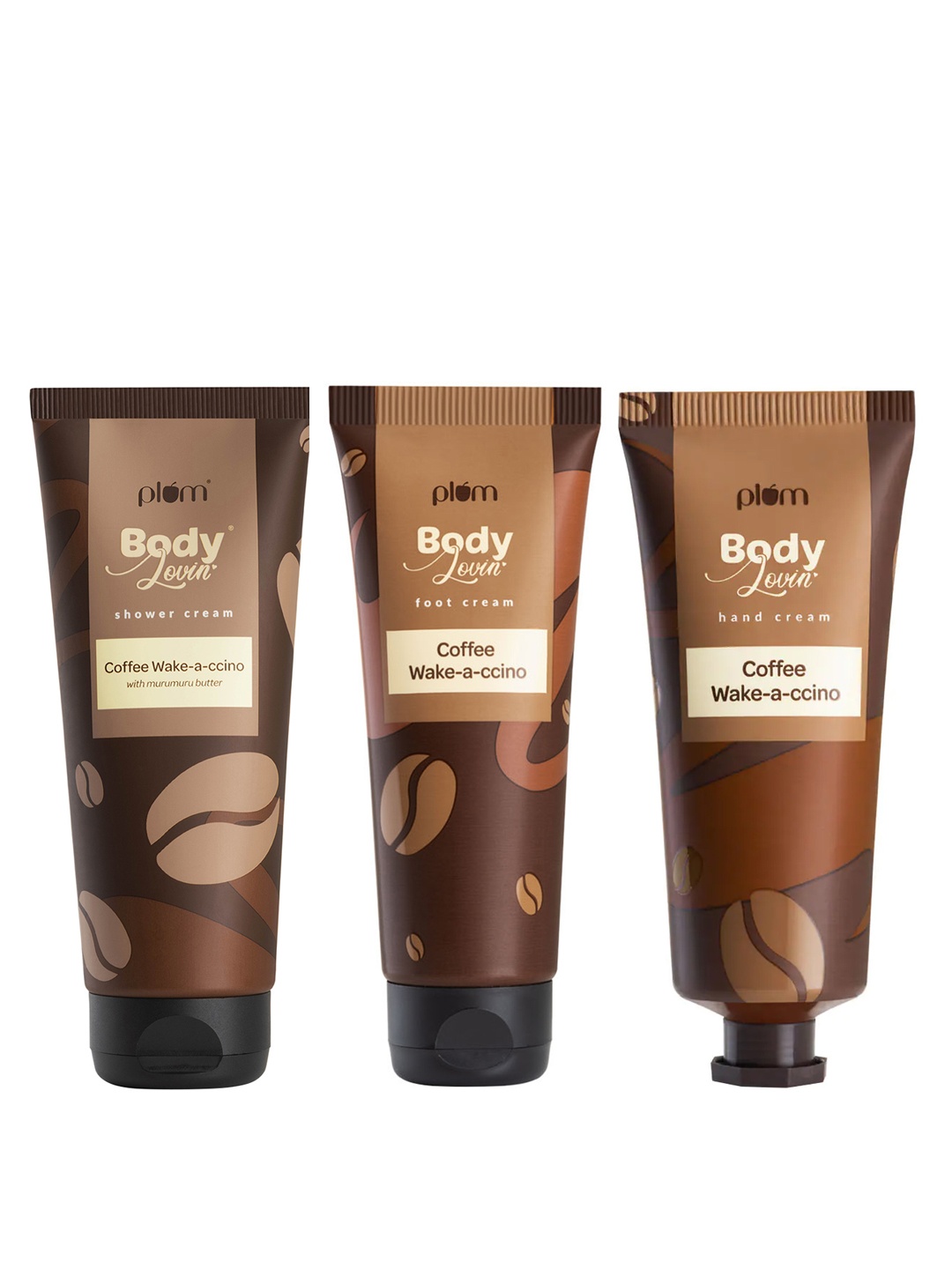 

Plum BodyLovin' Coffee Wake-a-ccino Bath & Body Gift Set, Brown