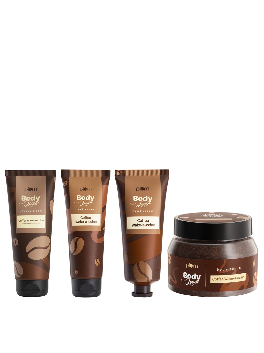 

Plum BodyLovin Coffee Wake-a-ccino Bath & Body Gift Set, Brown
