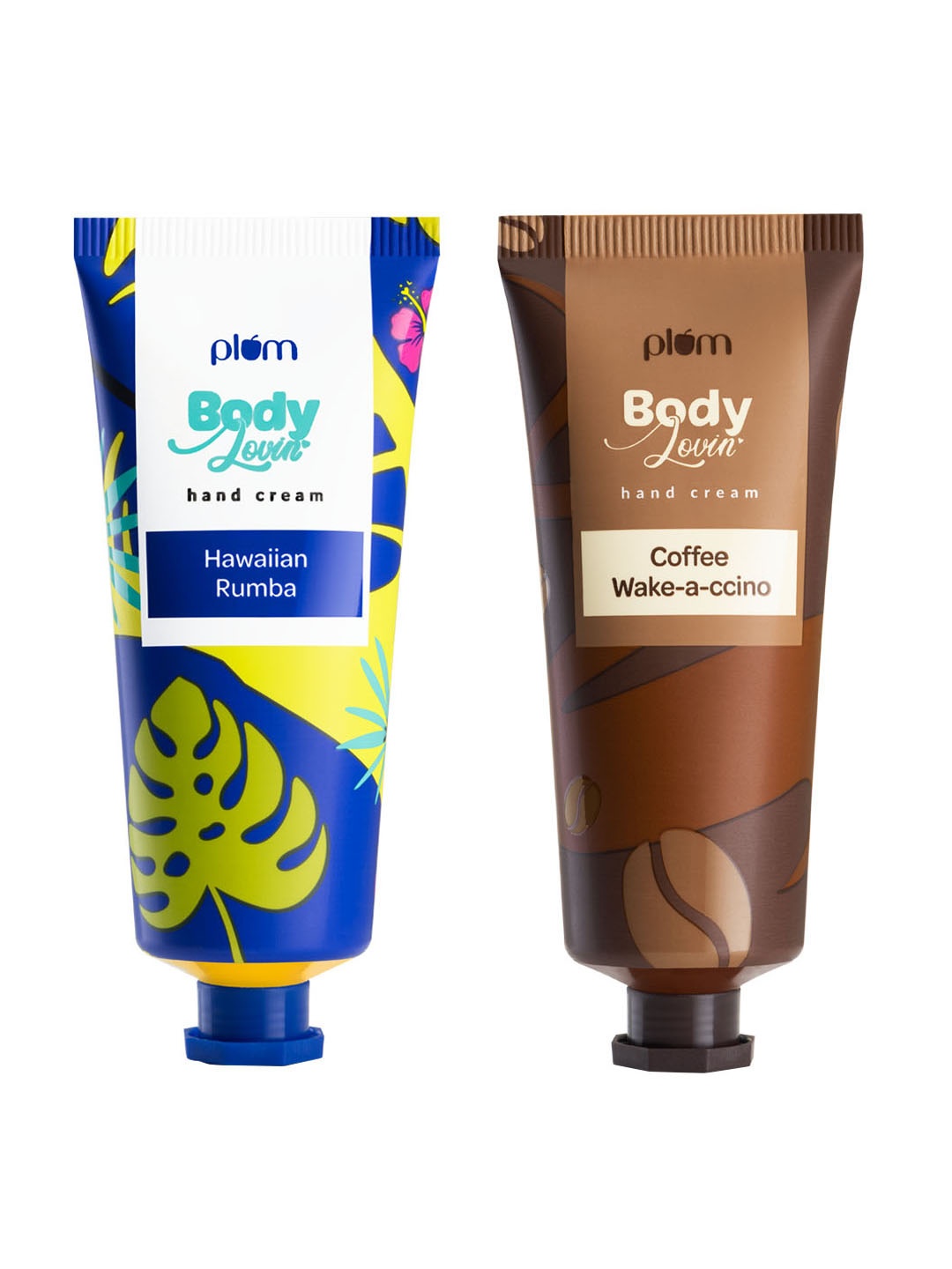 

Plum BodyLovin Set of Coffee Wake-a-ccino & Hawaiian Rumba Hand Cream, Brown