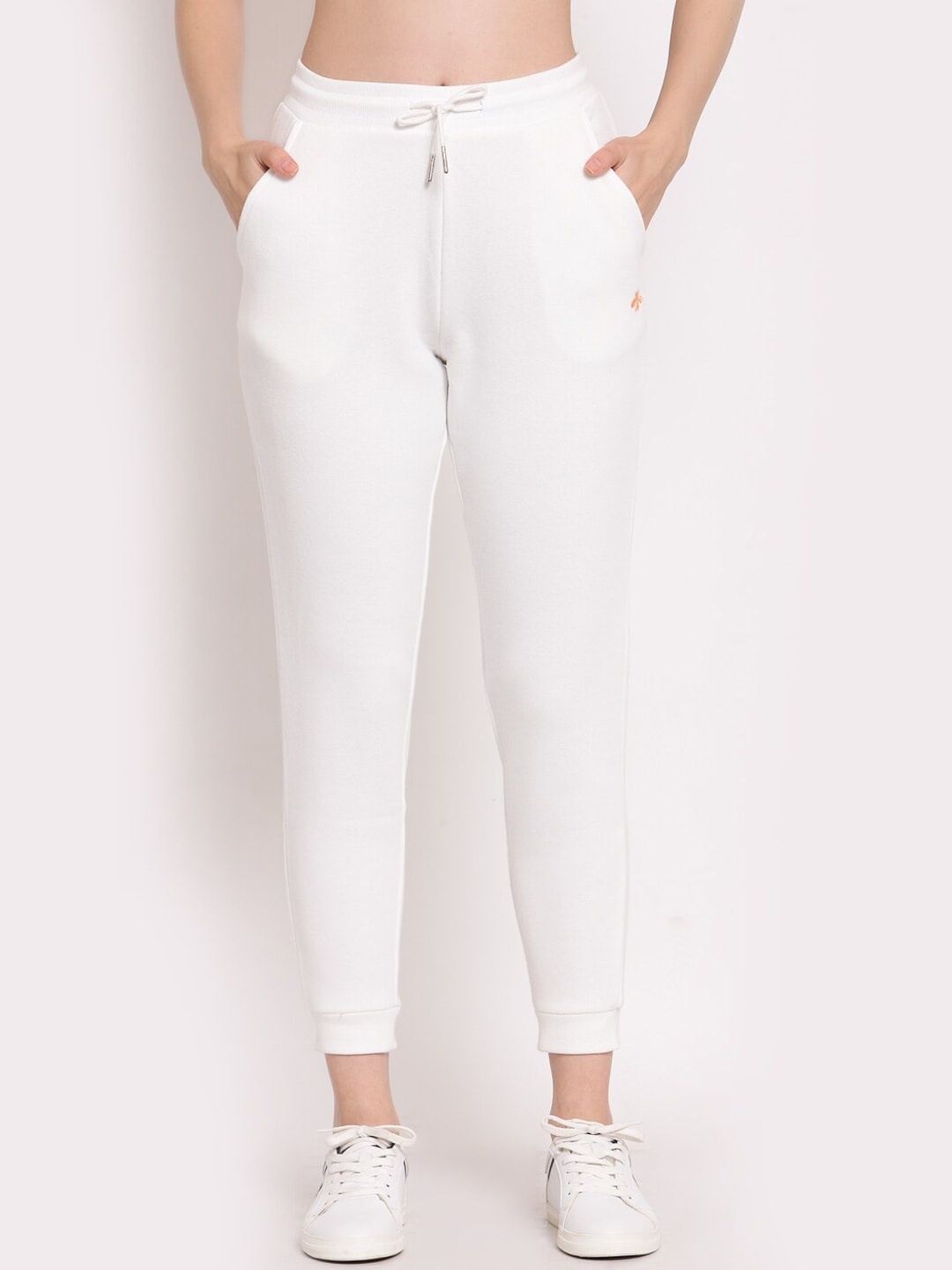 

Mode by Red Tape Women Off White Solid Joggers
