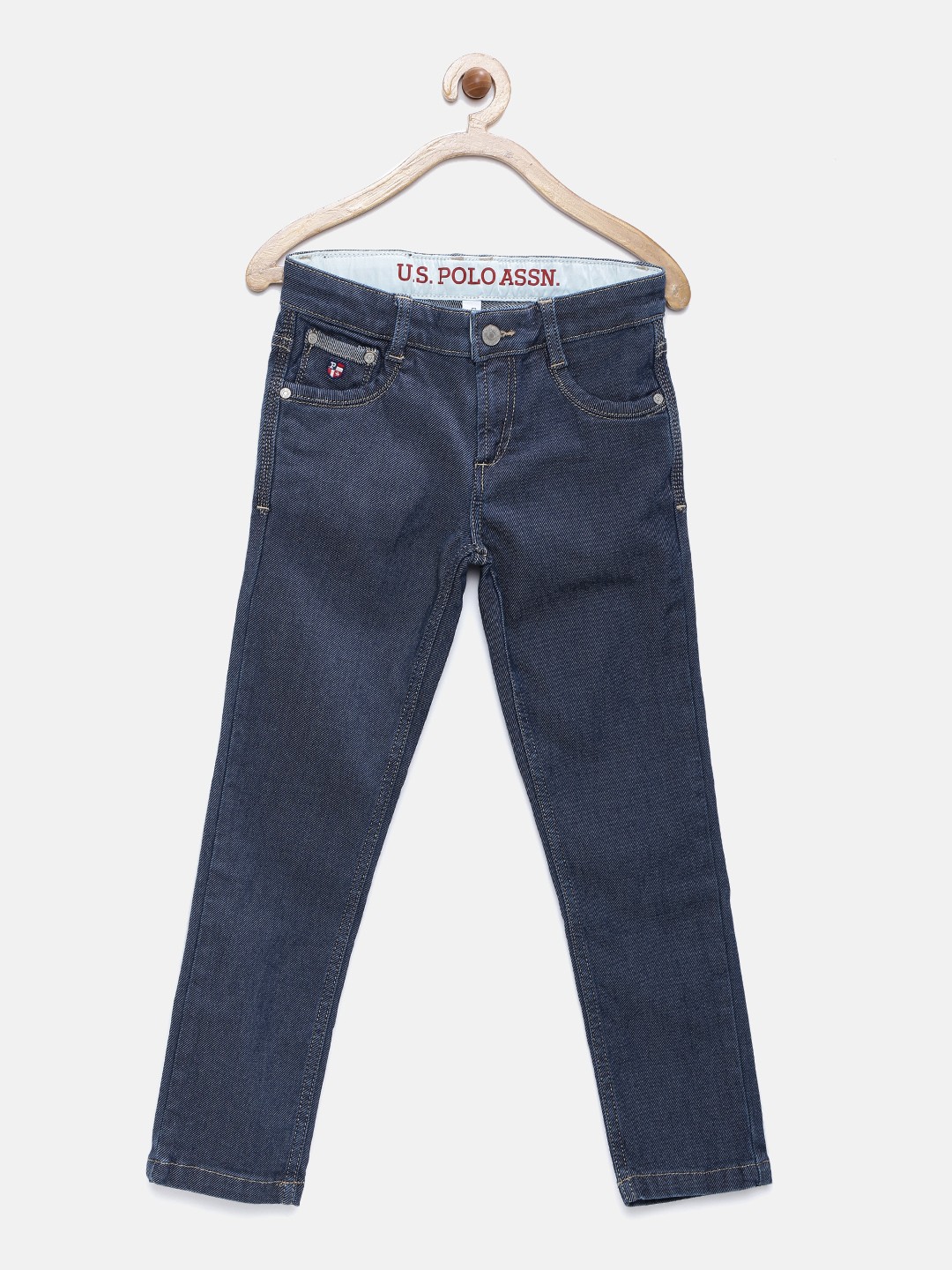 

U.S. Polo Assn. Kids Boys Blue Slim Fit Clean Look Jeans