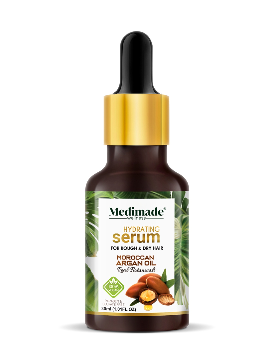 

Medimade Hydrating Serum with Moroccan Argan Oil - 30 ml, Brown