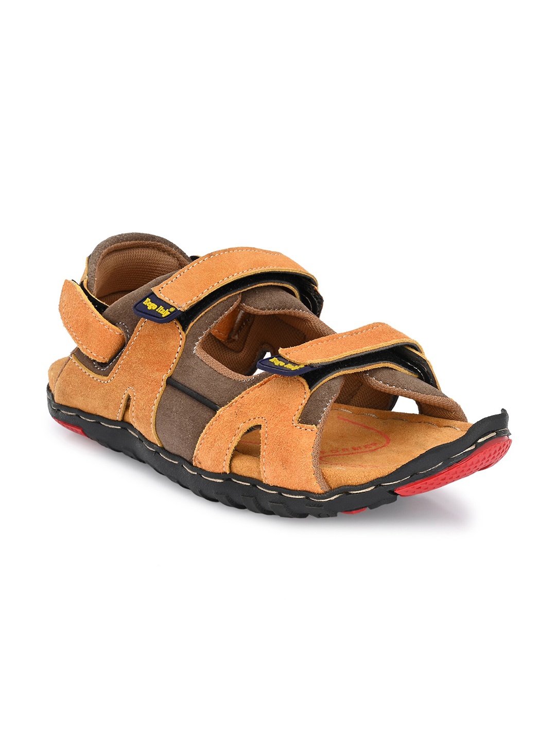 

Eego Italy Men Tan Leather Comfort Sandals