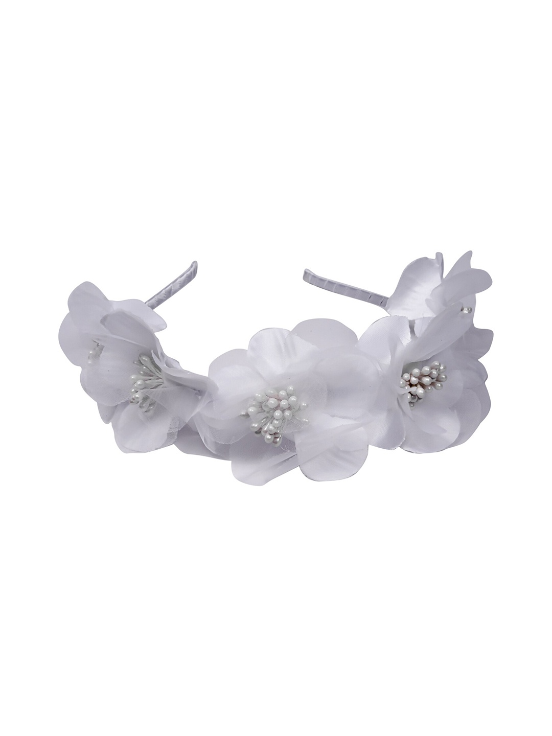 

Spiky Unisex Kids White Set of 3 Embellished Hairband