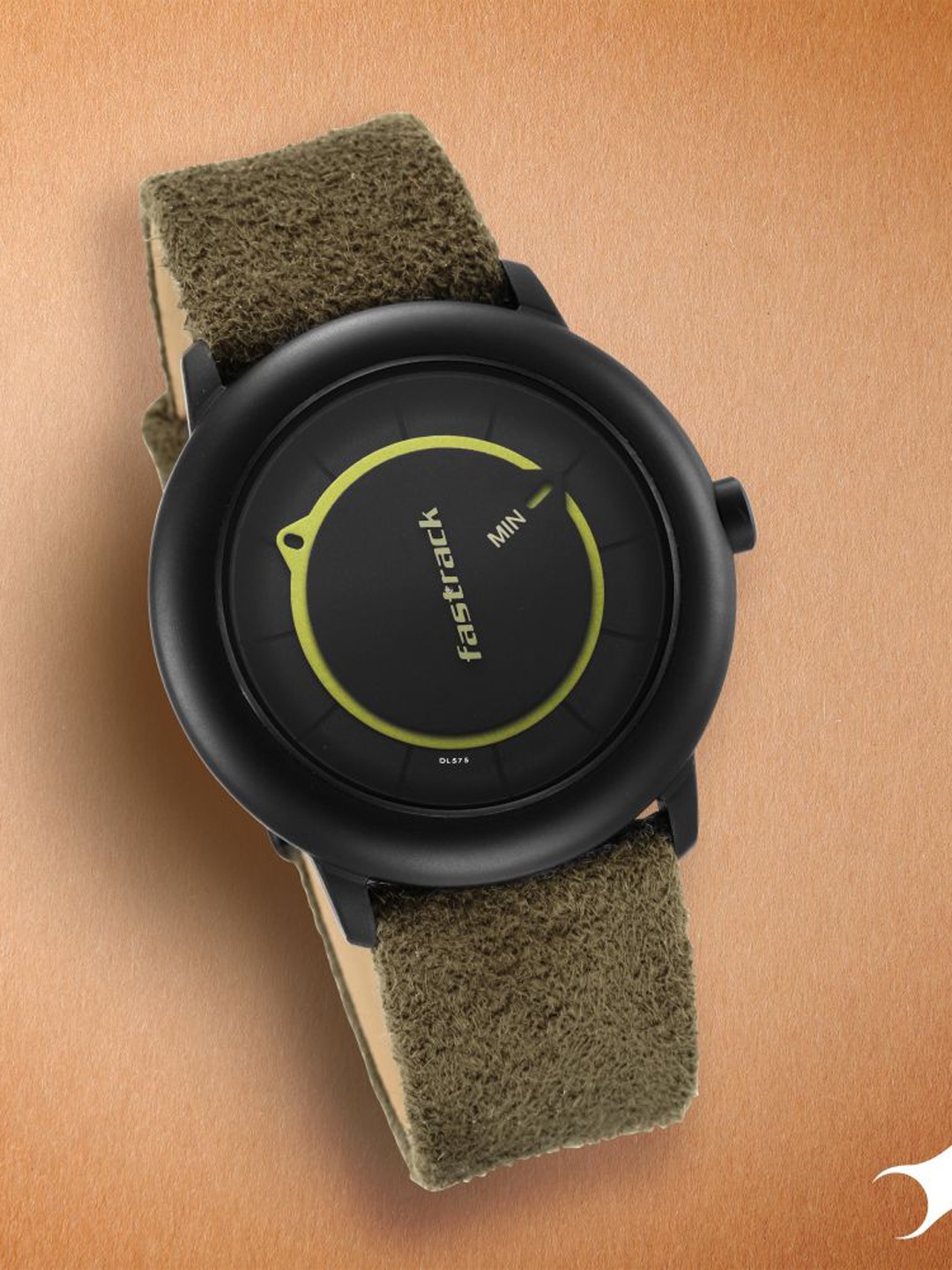 

Fastrack Men Black Dial & Brown Straps Analogue Watch 3259PF01