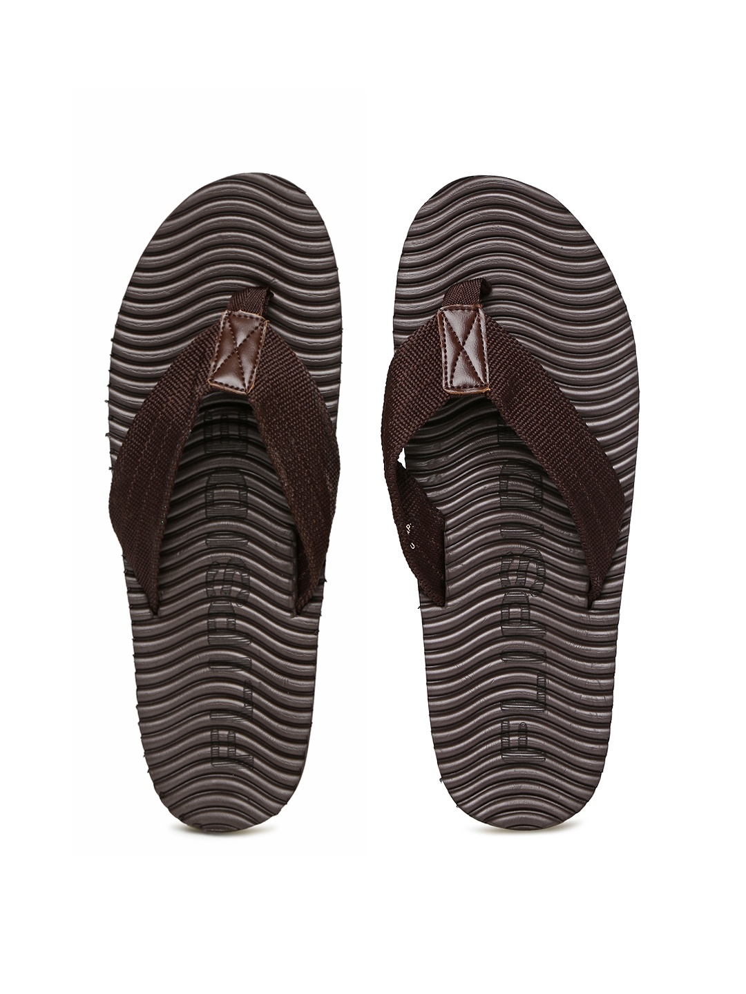 

Flipside Brown Textured Flip Flops