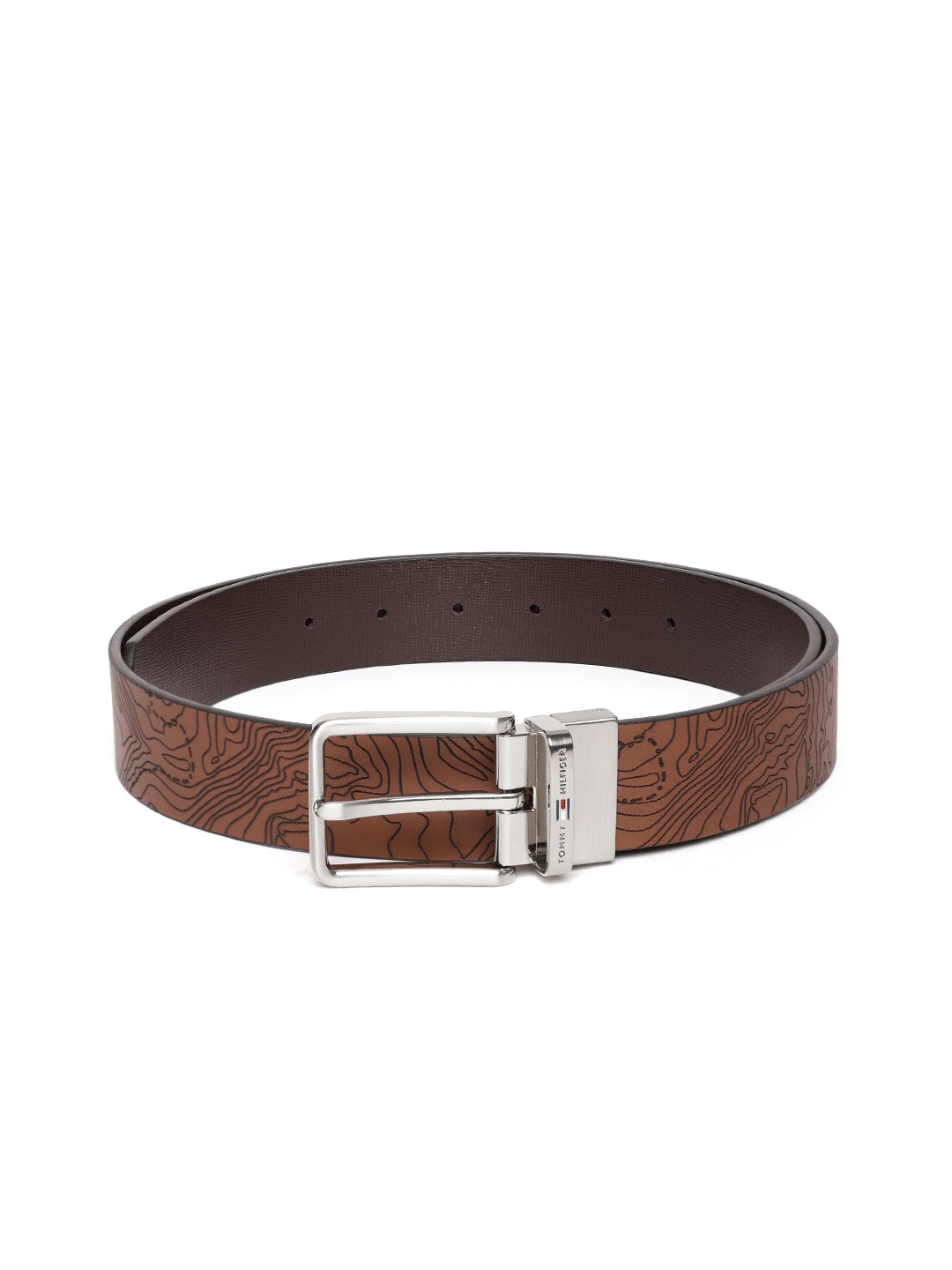 

Tommy Hilfiger Men Tan Leather Belt