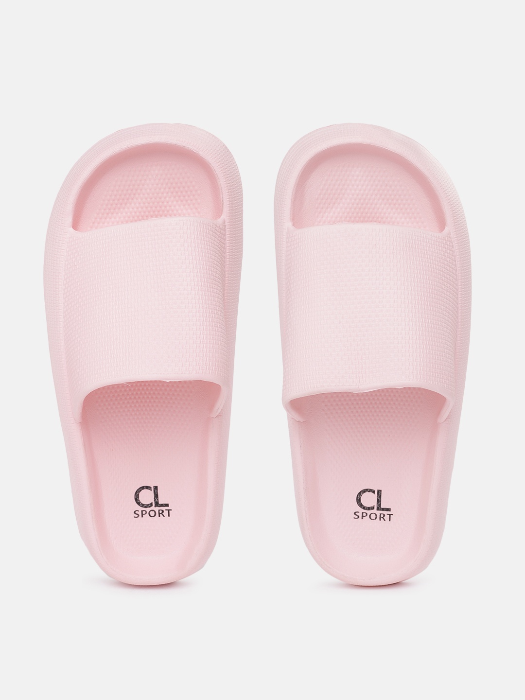 

Carlton London Women Pink Solid Sliders