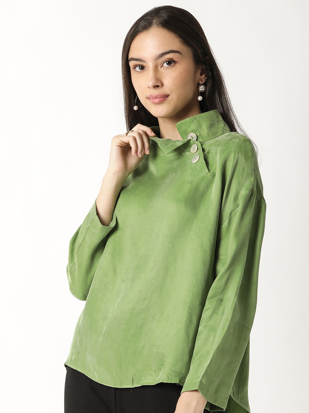 

RAREISM Green Regular Top