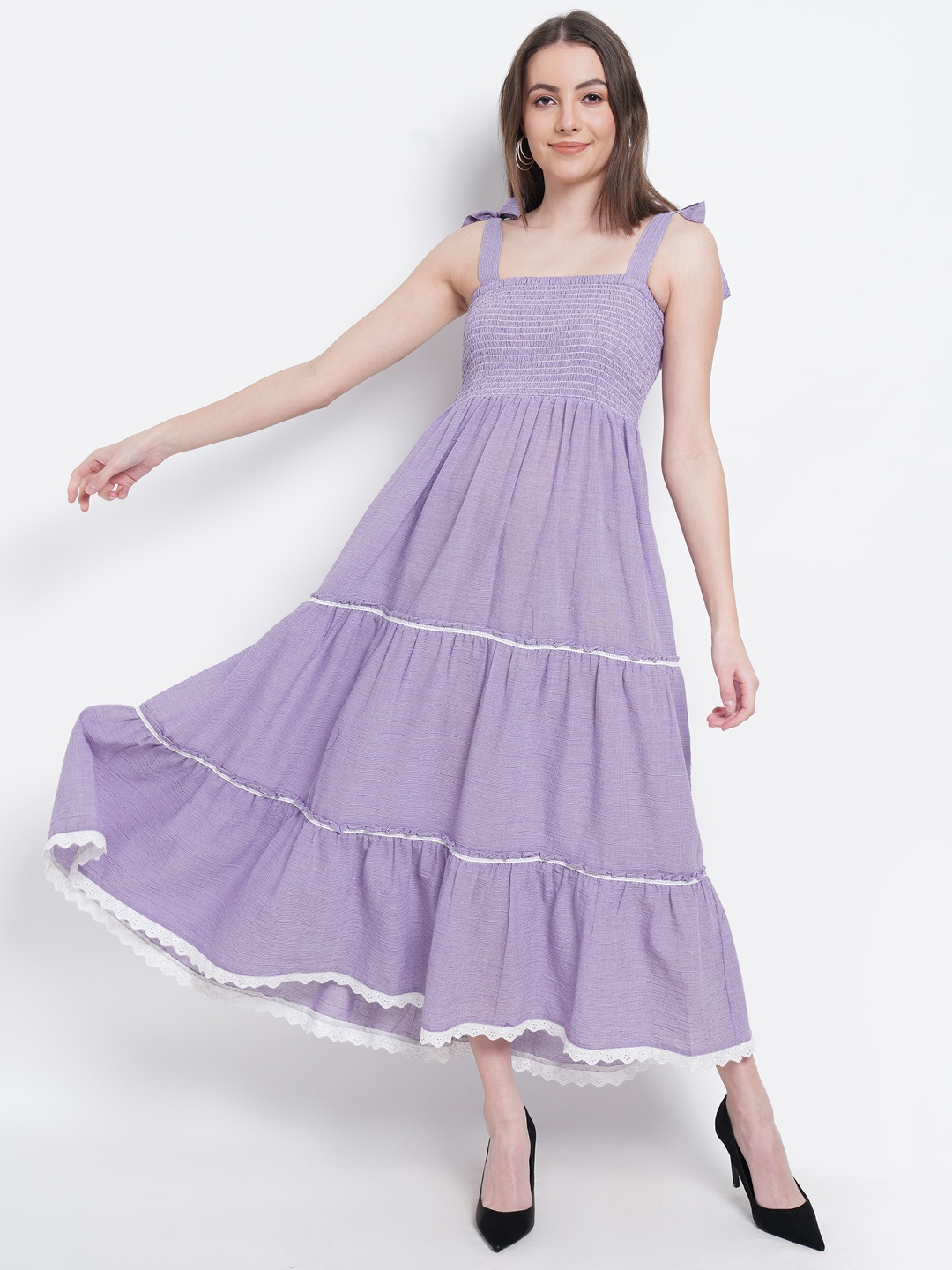 

Purple State Purple Halter Neck Maxi Dress