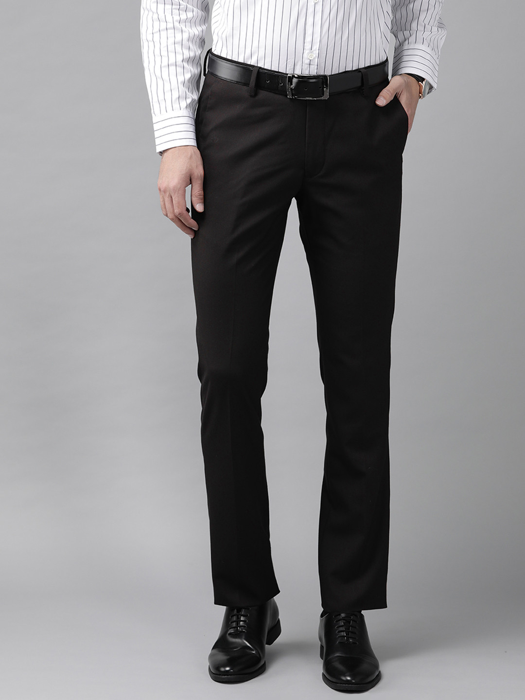

Arrow Men Brown Tailored Fit Formal Trousers