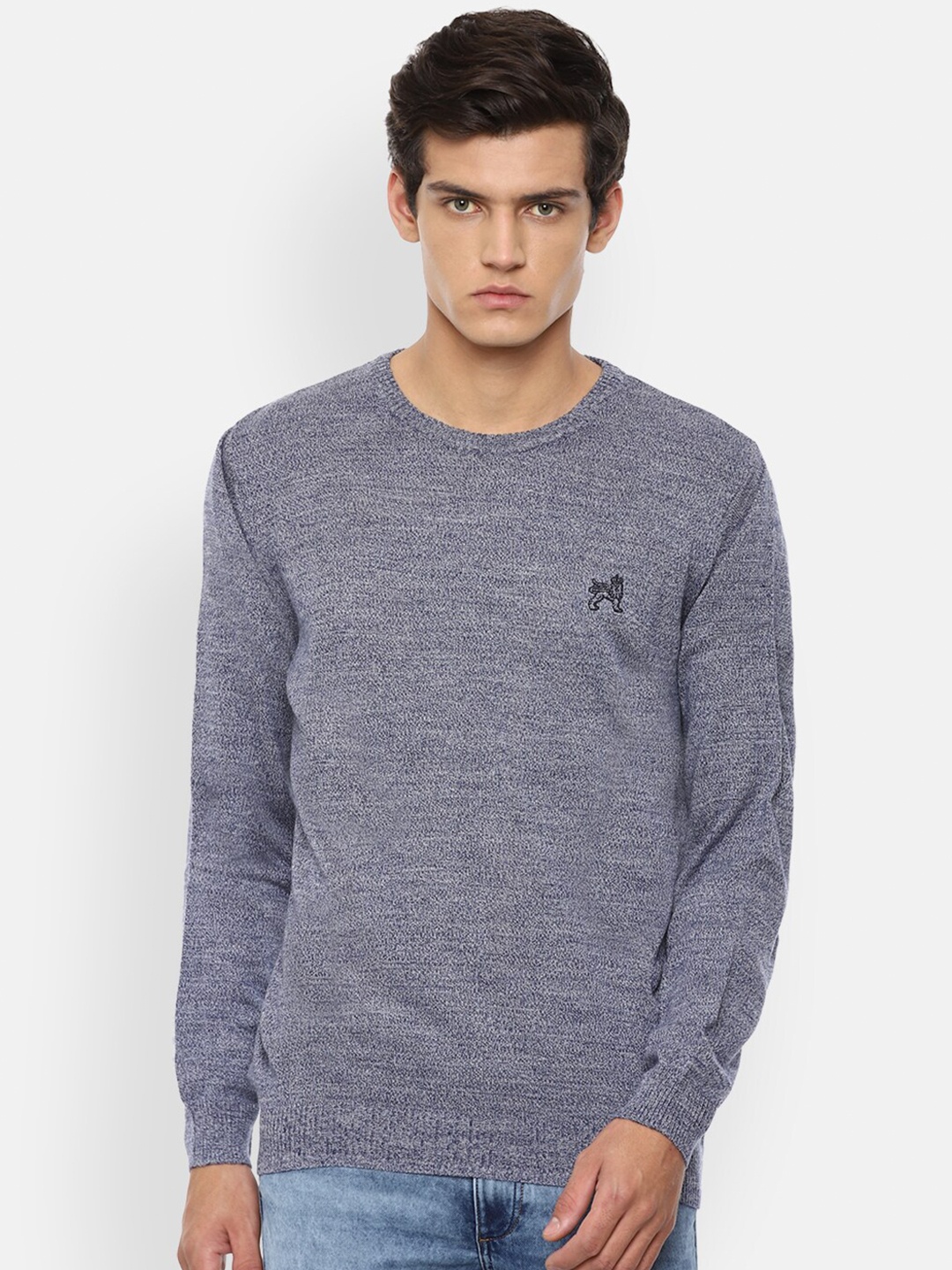 

Van Heusen Sport Men Grey Acrylic Pullover