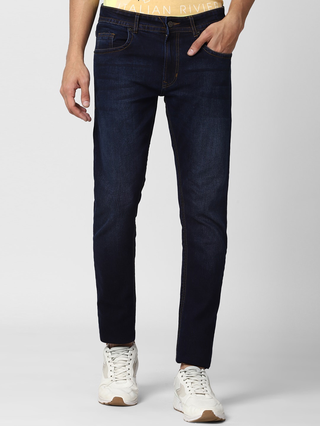 

Peter England Casuals Men Blue Skinny Fit Light Fade Jeans