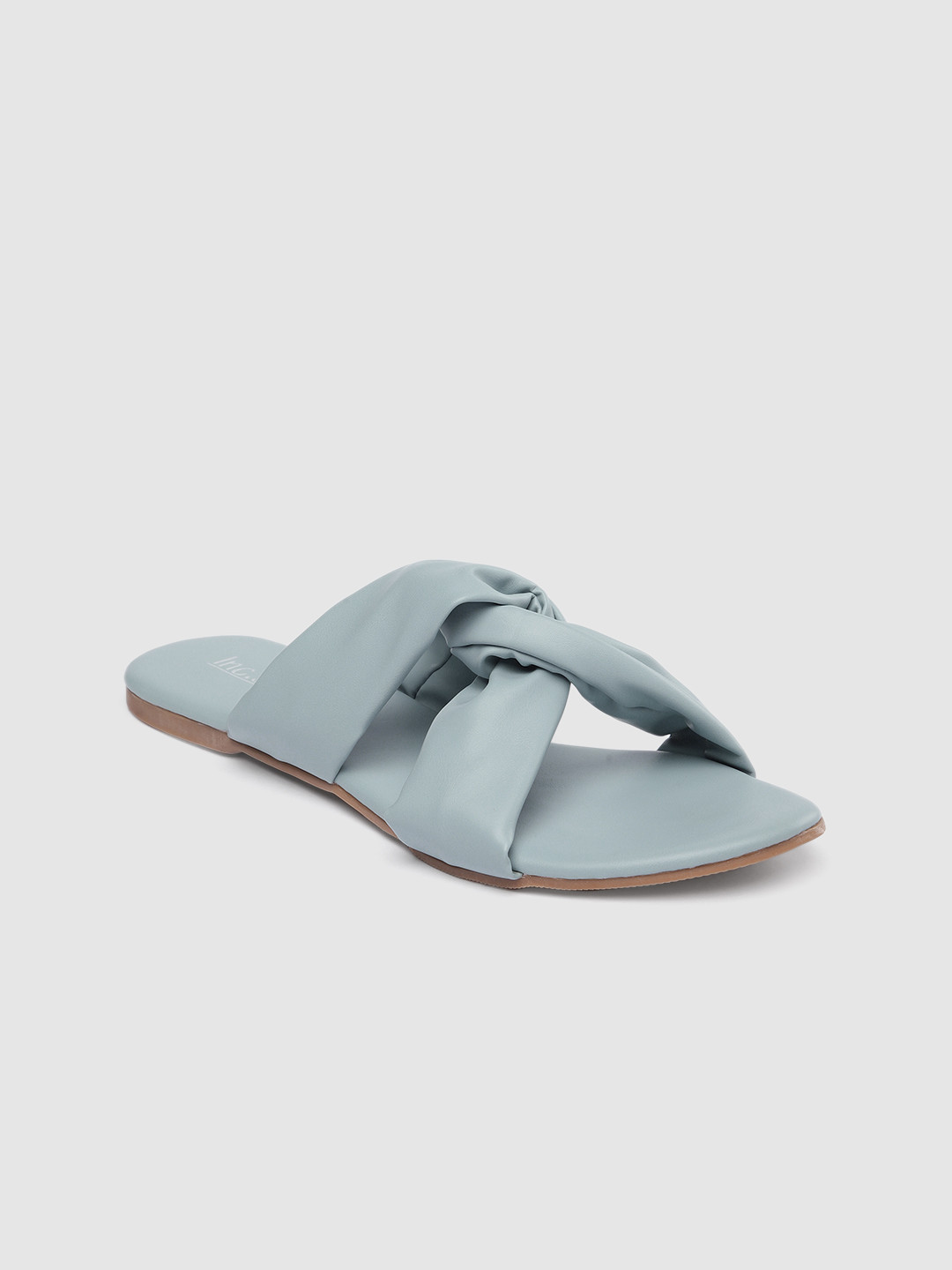 

Inc 5 Women Blue Solid Open Toe Flats