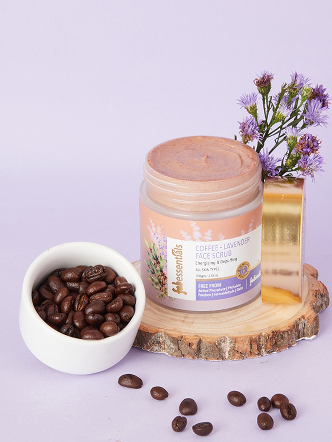 

Fabindia Coffee Lavender Face Scrub - 100 g, Pink