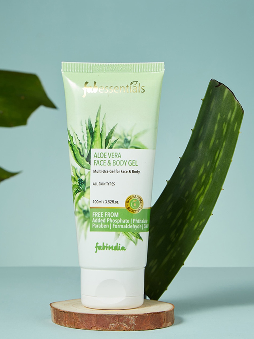 

Fabindia AloeVera Face & Body Gel - 100ml, Green