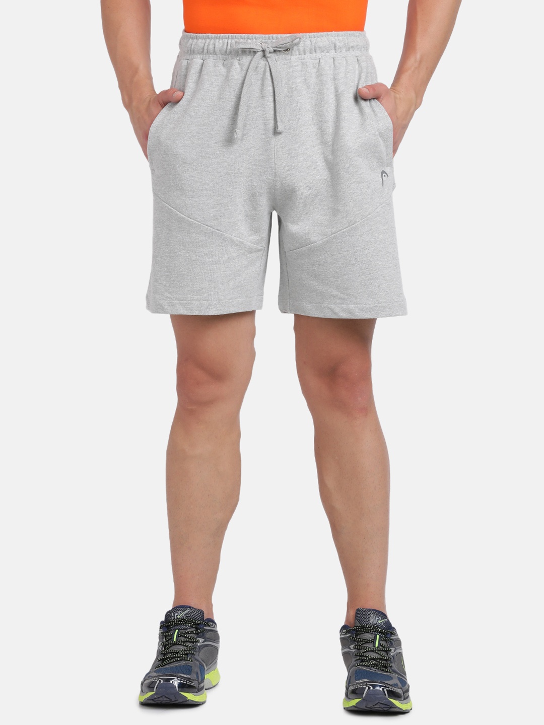 

Head Men Grey Slim Fit Outdoor Regular Shorts