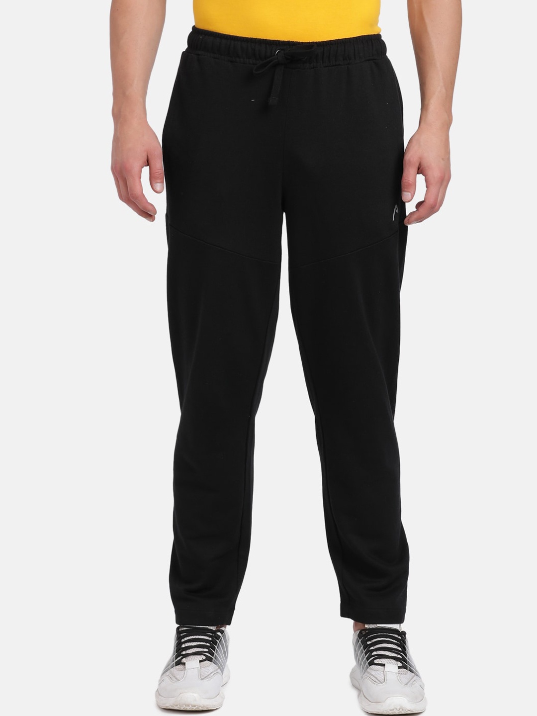 

Head Men Black Solid Slim-Fit Track Pants