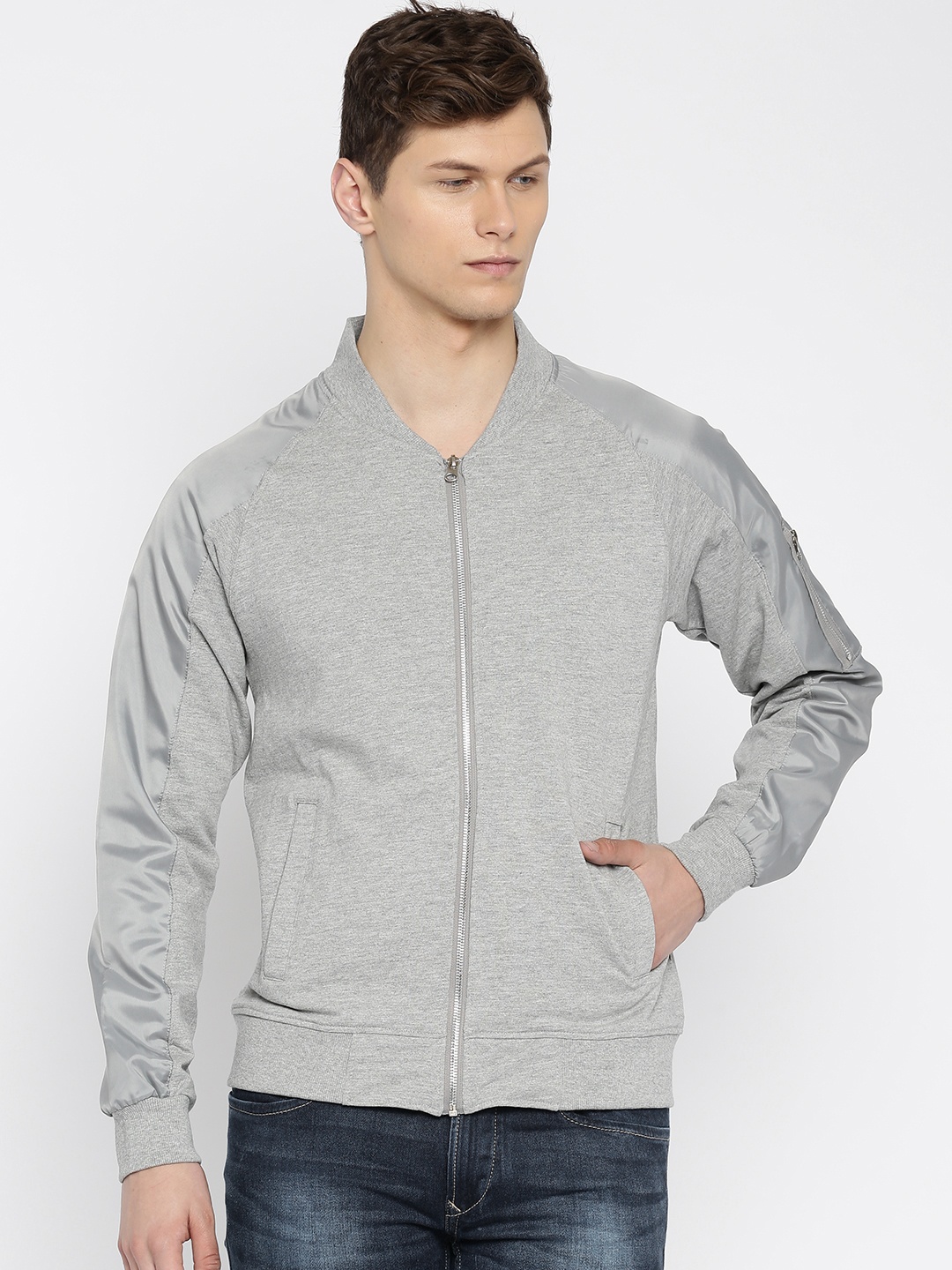 

Flying Machine Grey Sweatshirt