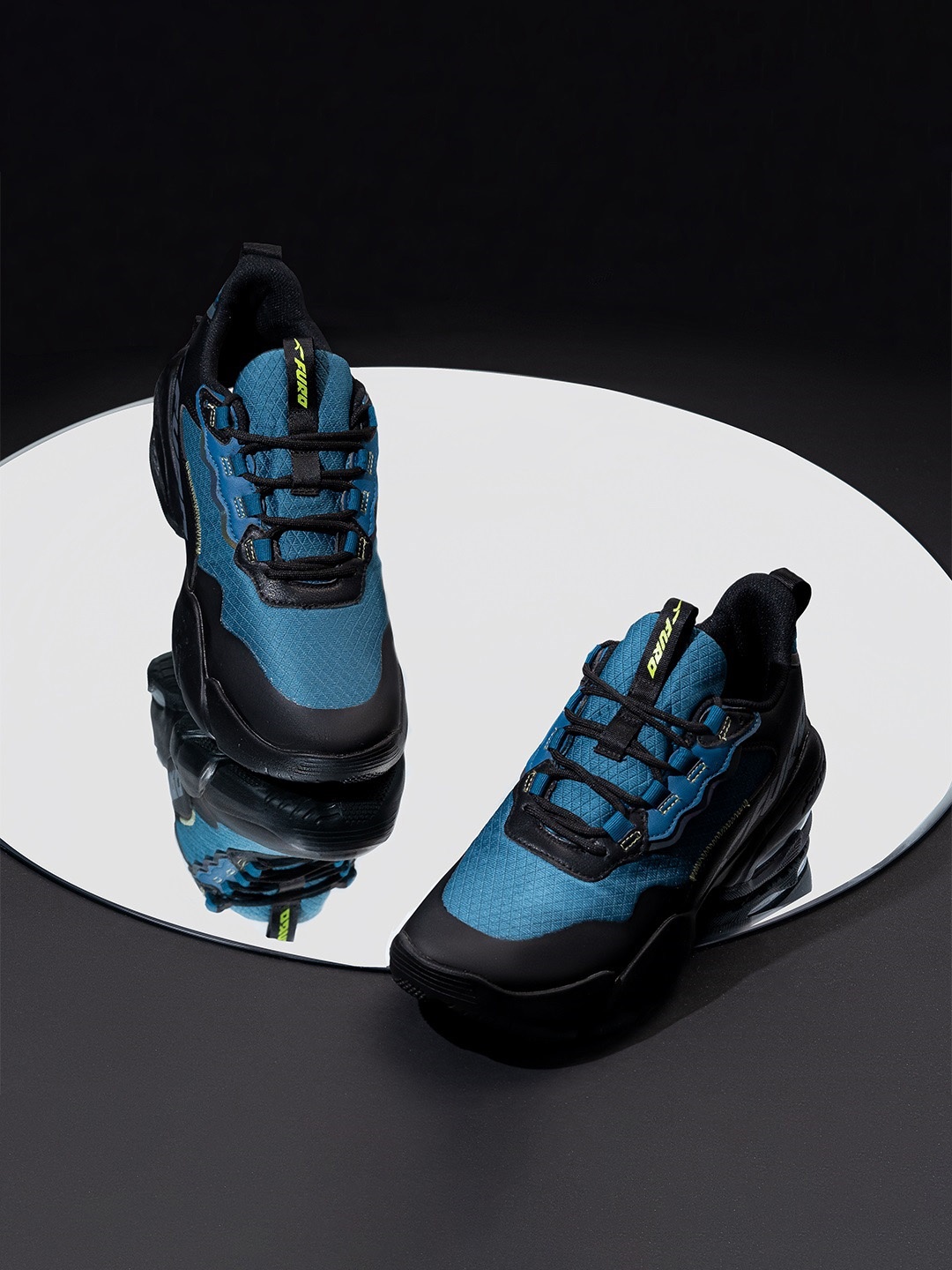 

FURO by Red Chief Men Blue Mesh Running Non-Marking Shoes