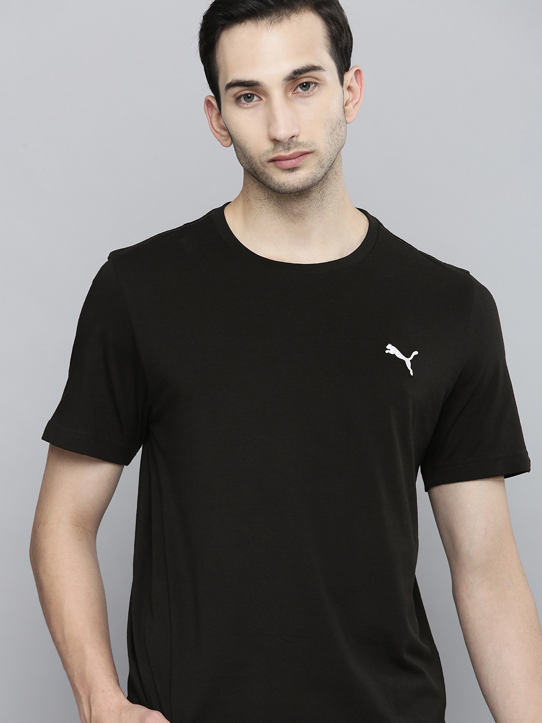 

Puma Men Black Classic PUMA dryCELL T-shirt