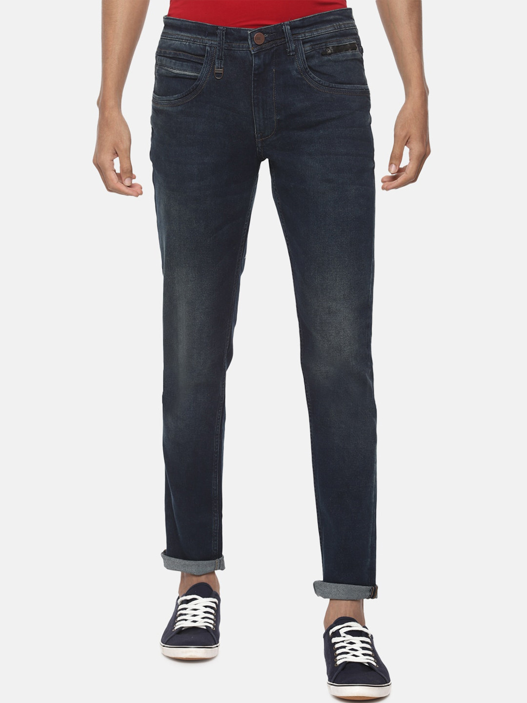 

Van Heusen Sport Men Navy Blue Slim Fit Light Fade Jeans