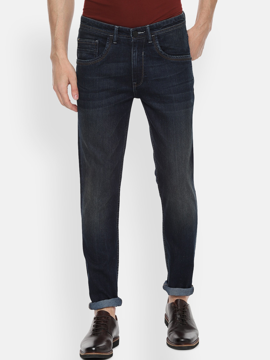 

Van Heusen Sport Men Navy Blue Slim Fit Light Fade Jeans