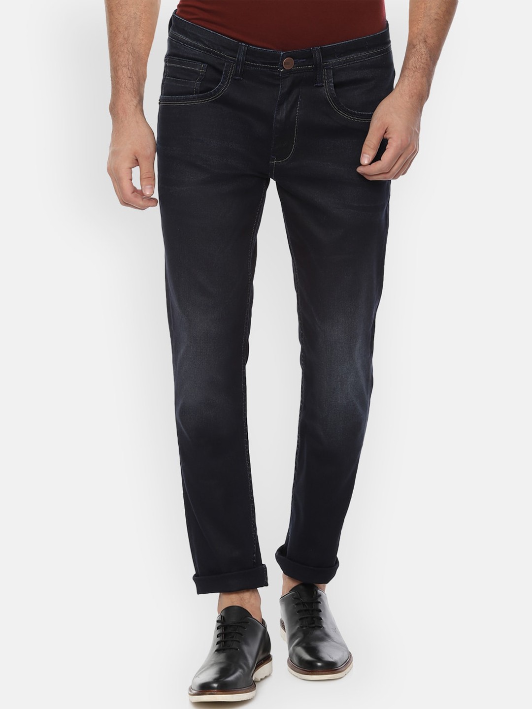 

Van Heusen Sport Men Navy Blue Slim Fit Light Fade Jeans