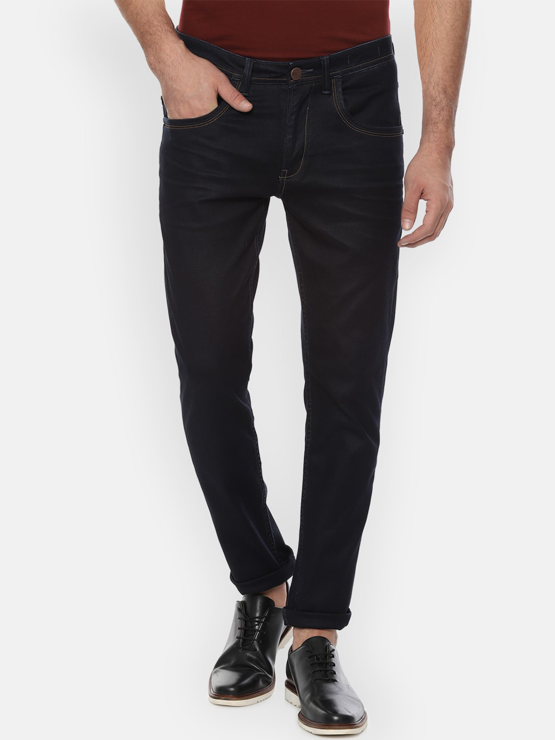 

Van Heusen Sport Men Navy Blue Skinny Fit Jeans
