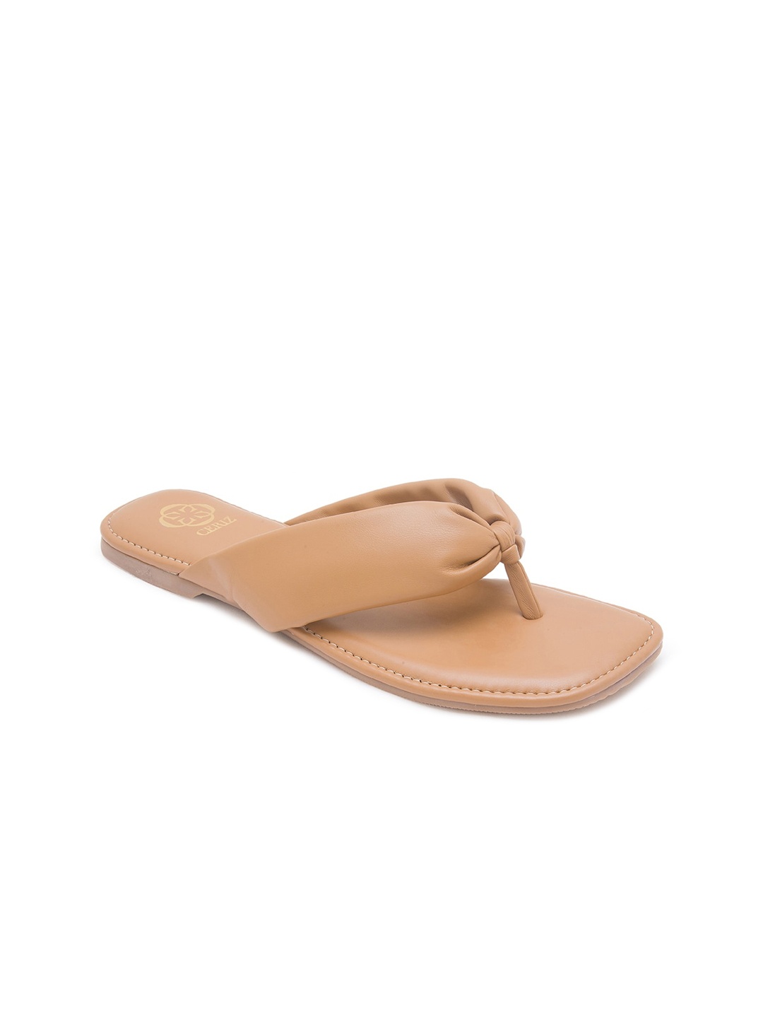

CERIZ Women Beige Open Toe Flats