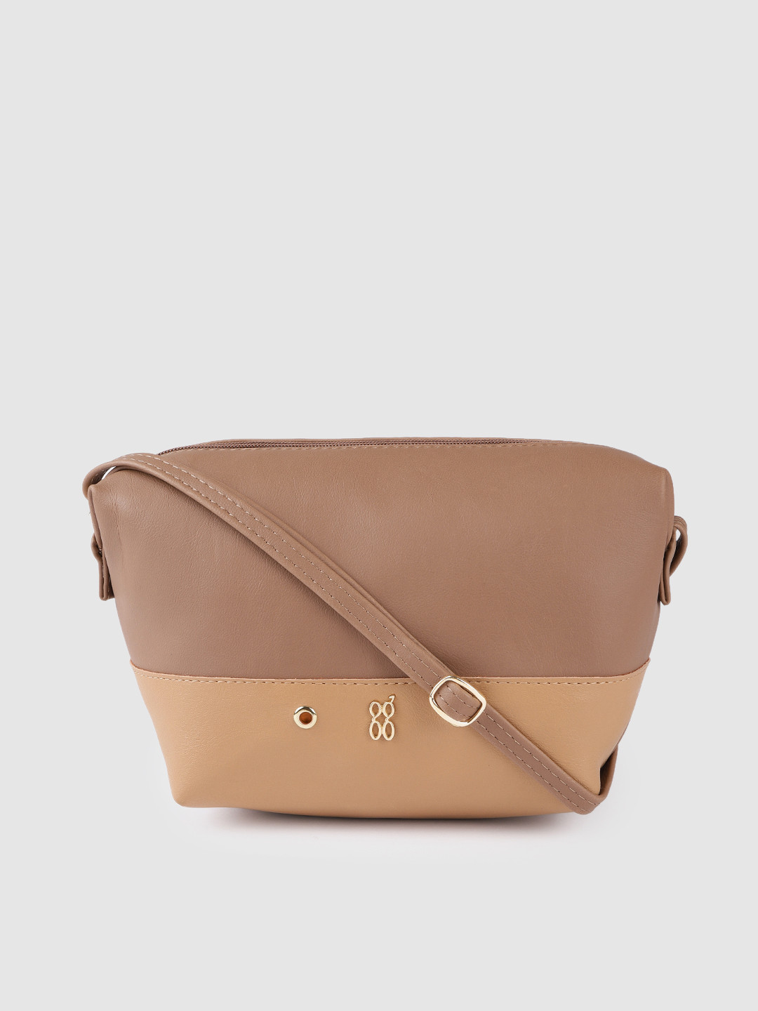 

Baggit Beige Colourblocked LPXE APERTURE E DIEGO MUSHROOM Sling Bag