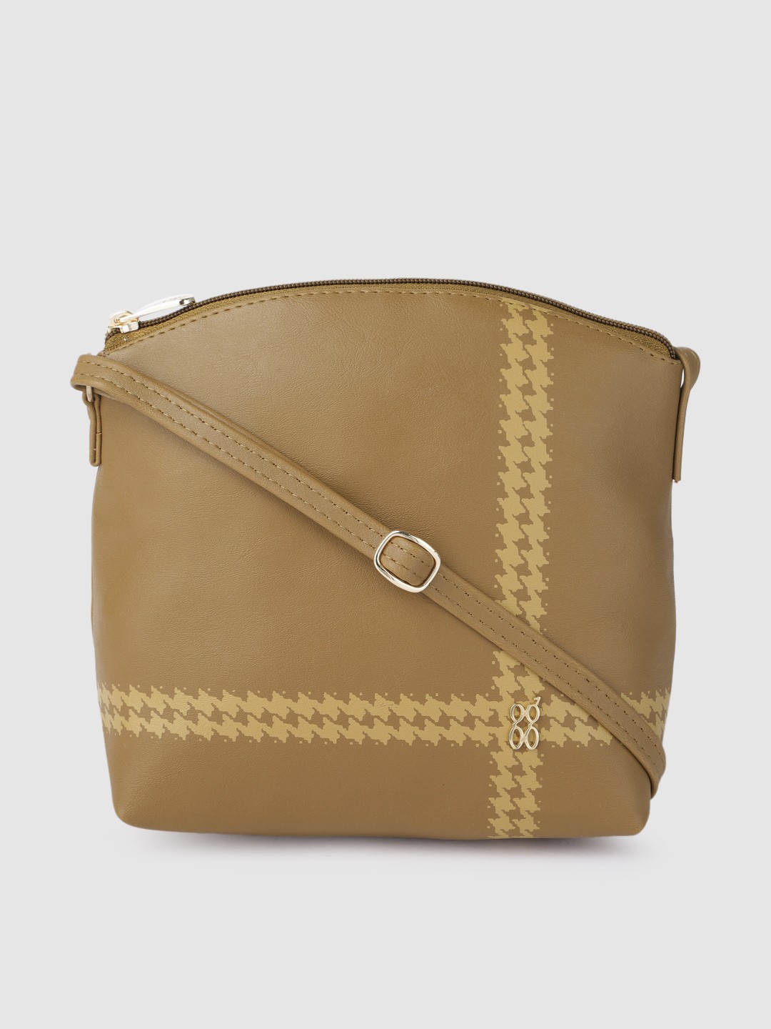 

Baggit Brown Solid Sling Bag
