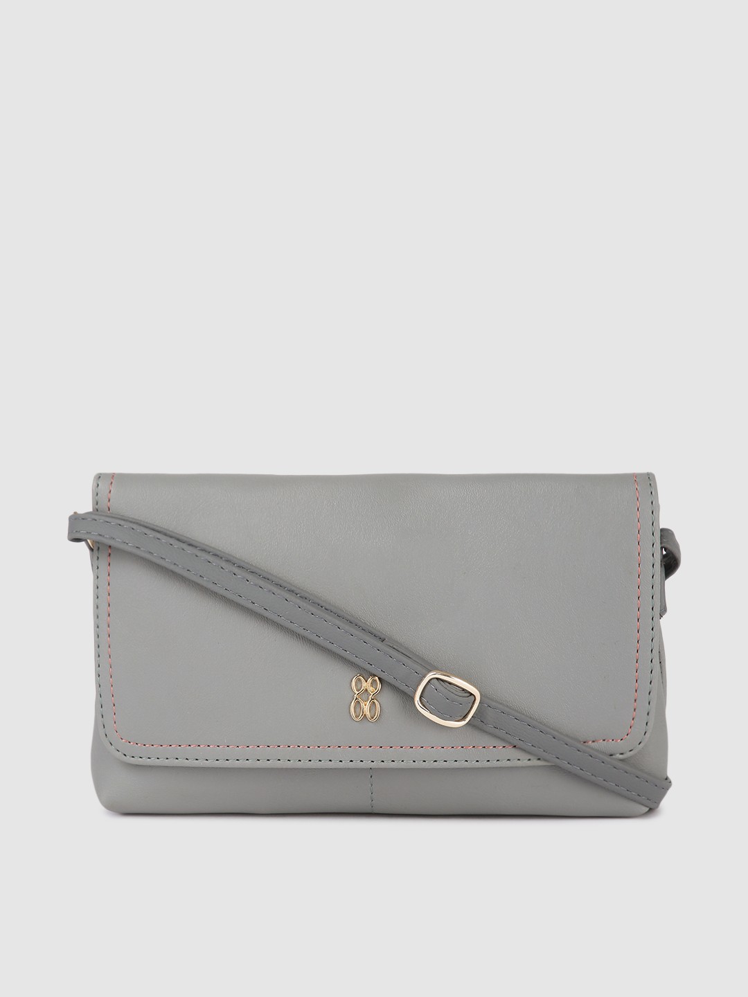 

Baggit Grey Solid Sling Bag