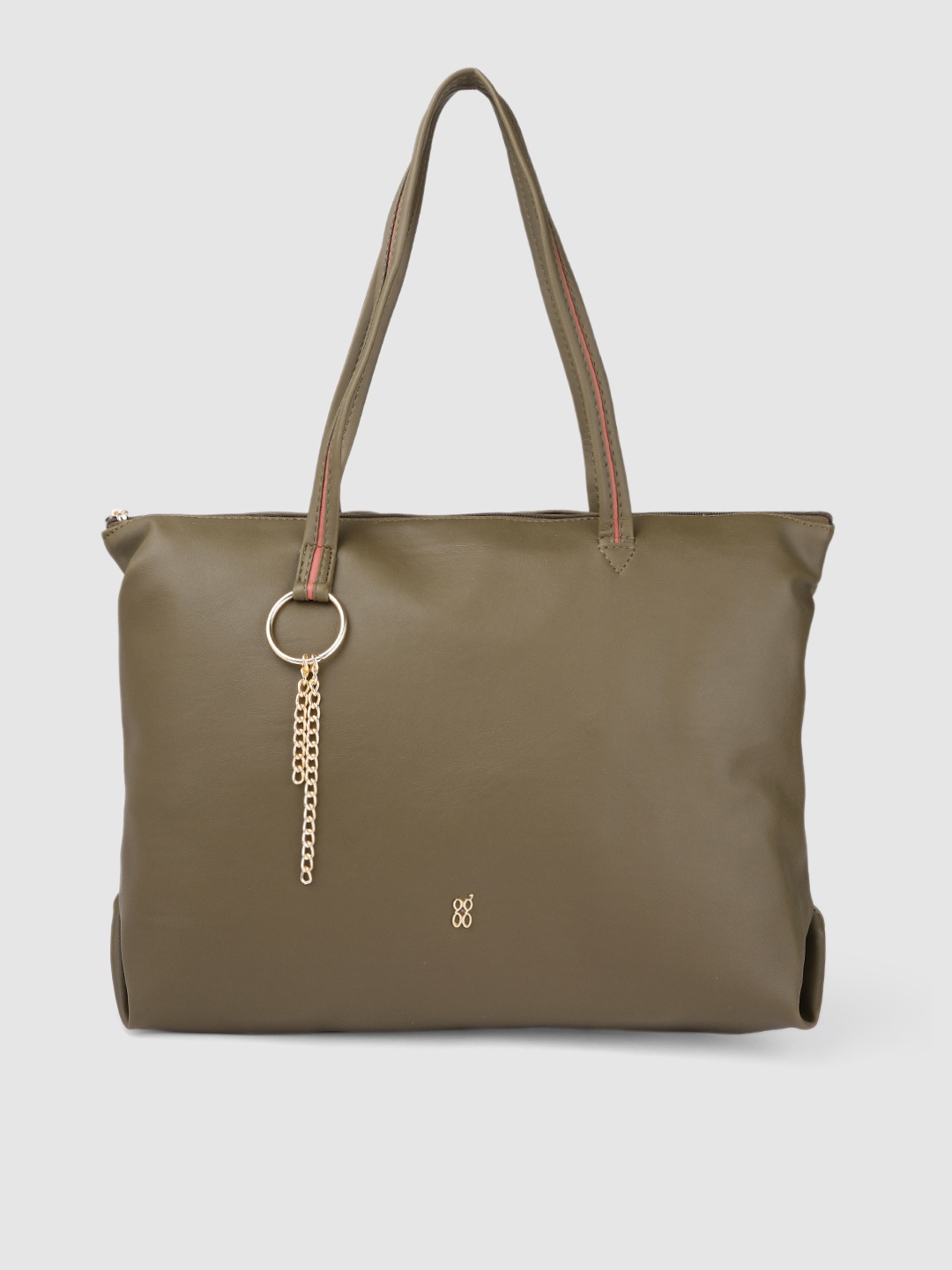 

Baggit Olive Green Solid Shoulder Bag